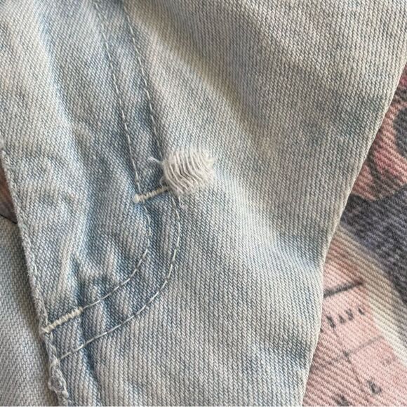 Vintage 80s Early 90s Cherokee High Rise Denim Jean Shorts 9 XS S 9” Inseam - Picture 11 of 12